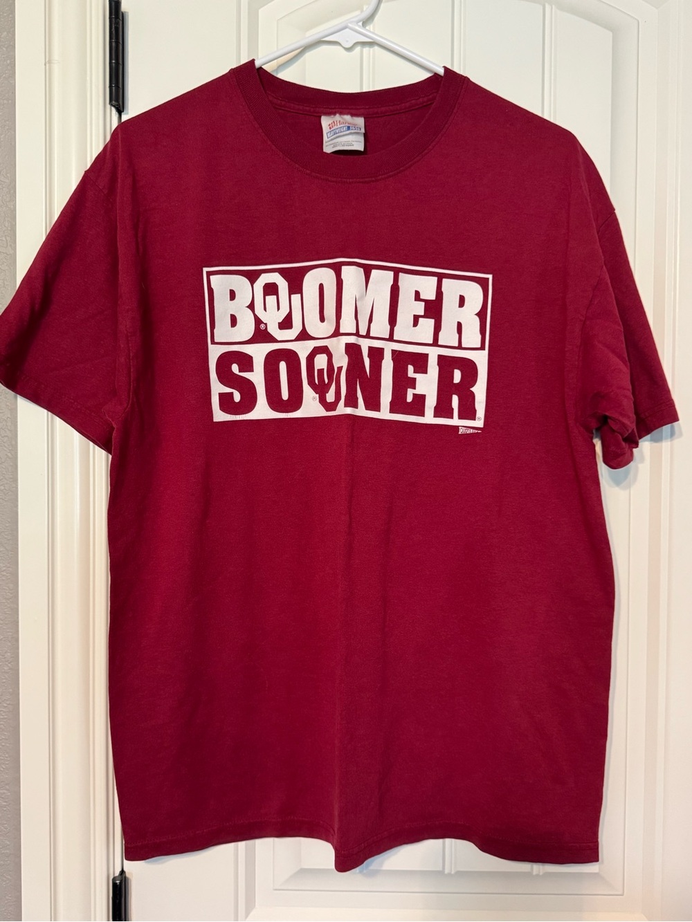 Boomer Sooner cotton T-shirt.